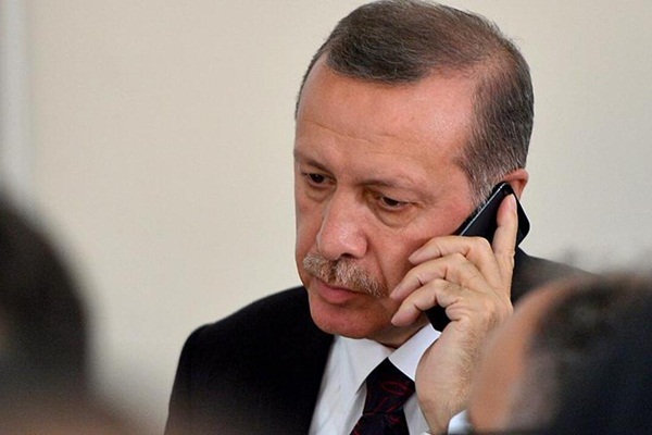 Erdoğan, Ruhani ile görüştü