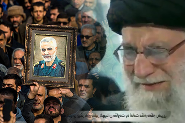 Süleymani'nin naaşı Tahran'da: Hamaney gözyaşlarına boğuldu