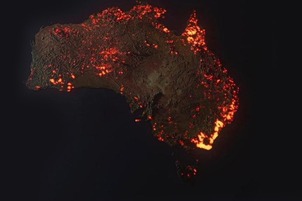 Avustralya yanıyor: NASA'nın paylaştığı görüntü korkuttu