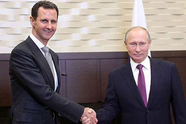 Kremlin'den sürpriz açıklama: Putin, Şam'a geldi ve Esed'le buluştu