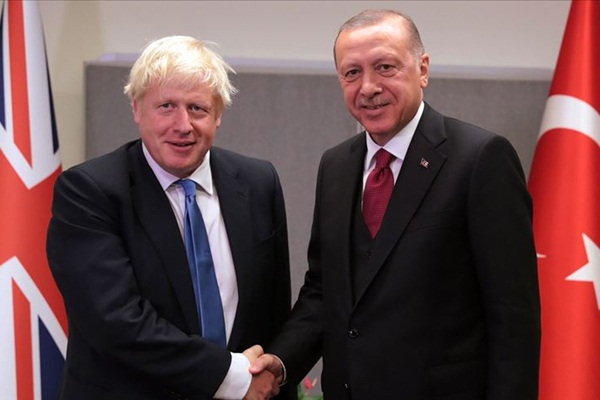 Erdoğan, Boris Johnson ile görüştü