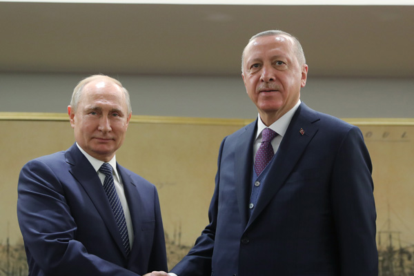 Erdoğan, Rusya Devlet Başkanı Putin ile görüştü