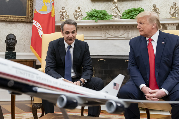 Miçotakis, Trump ile görüştü: F-35'lere talip oldu