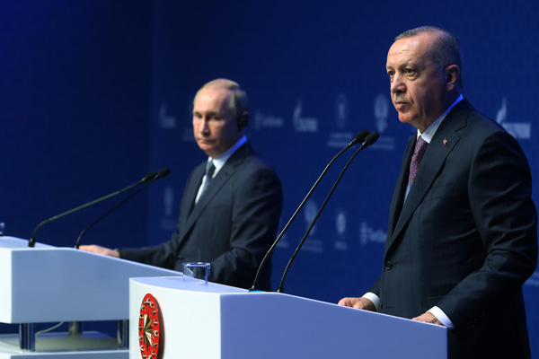 Erdoğan ve Putin açılış sonrası bir kez daha görüştü