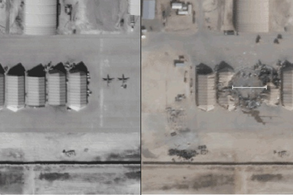 ABD üslerine saldırının görüntüleri yayınlandı