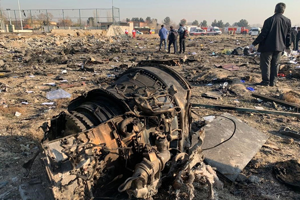 İran'da düşen Ukrayna uçağının pilotu yardım çağrısında bulunmamış