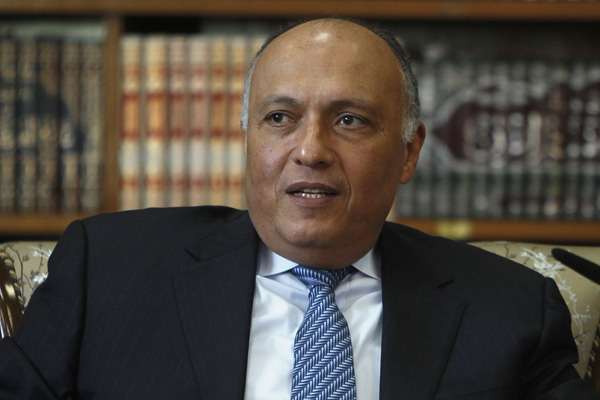 Mısır Dışişleri Bakanı'ndan Cezayir'e Libya ziyareti