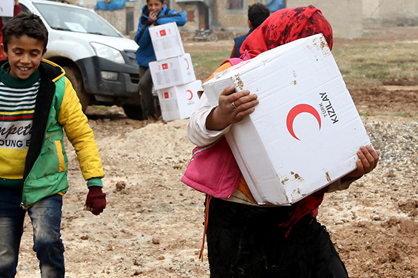 BM onayladı: İdlib'e yardımlar Türkiye üzerinden ulaştırılacak