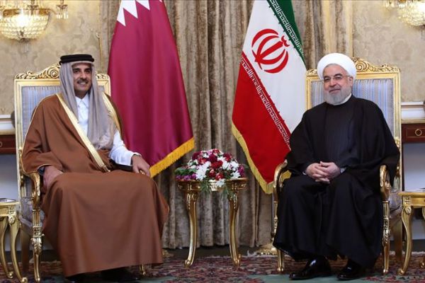 Katar Emiri Al Sani sürpriz ziyaretle Tahran'da