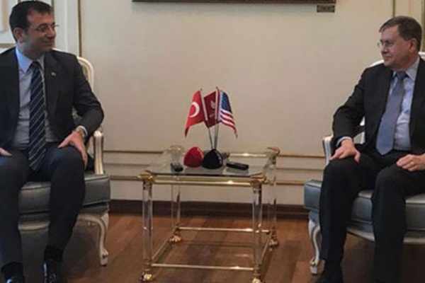 ABD Ankara Büyükelçisi'nden Ekrem İmamoğlu'na ziyaret
