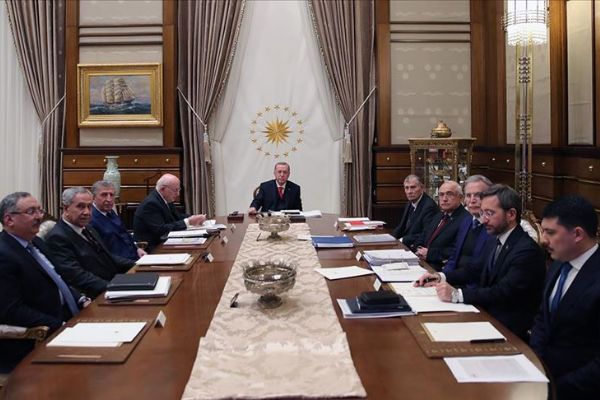Cumhurbaşkanlığı Yüksek İstişare Kurulu, Cumhurbaşkanı Erdoğan başkanlığında toplandı
