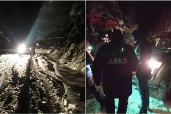 Karabük'te olumsuz hava koşulları nedeniyle mahsur kalan 8 kişi kurtarıldı