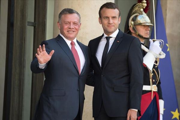 Ürdün Kralı 2. Abdullah ve Macron, bölgesel konuları görüştü
