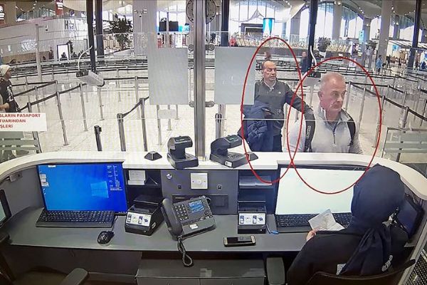 Ghosn'un kaçışına yardım ettiği öne sürülen iki kişinin görüntüleri ortaya çıktı