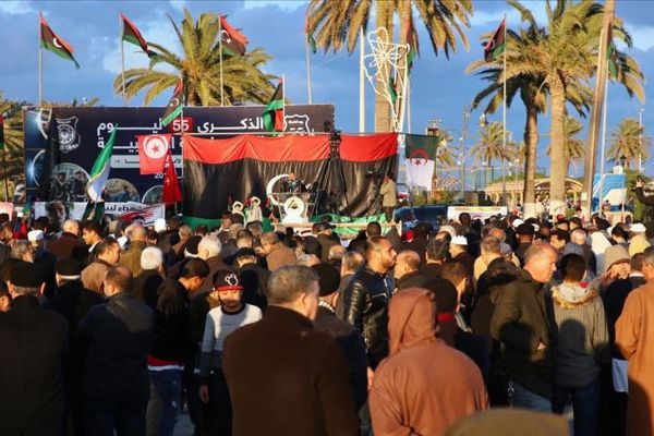 Libya'da Hafter'e bağlı milislerin saldırıları protesto edildi