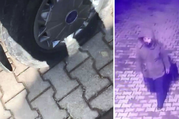 Depremin ardından Diyarbakır'da bir kişi 160 aracın lastiklerini patlattı