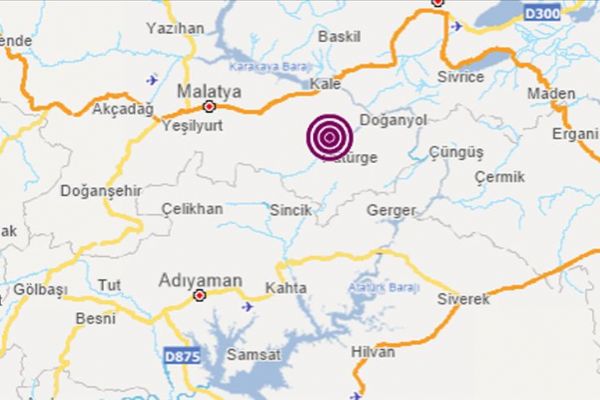 Malatya'da 4,3 büyüklüğünde deprem