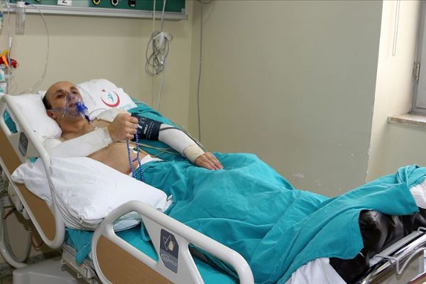 Kilise bekçisinin yanan bacakları erken müdahaleyle kurtarıldı