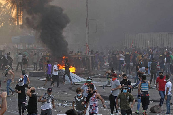 Beyrut’un merkezinde izdiham!