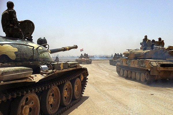 Suriye rejim güçleri, muhaliflerin kalesine girdi