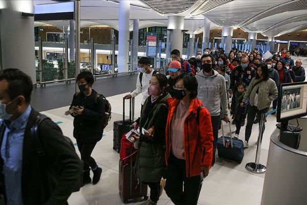 Çin'den gelen yolcular termal kameralarla kontrol edildi