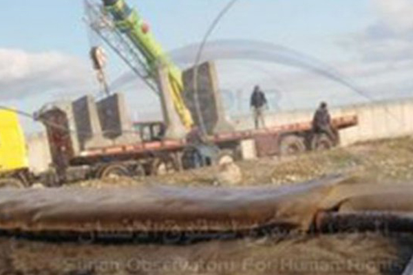 Rusya, Türkiye sınırını blok betonla kapattı