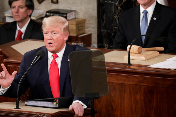 Trump'tan 'Birliğin Durumu' konuşmasında İran'a çağrı