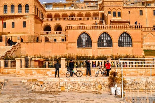 Mardin'de profesyonel bisiklet parkuru Velodrom yapılıyor