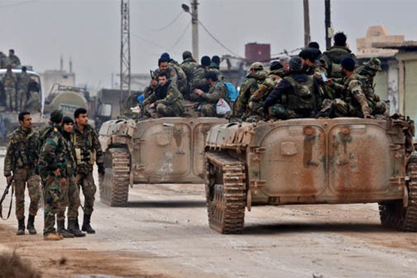 Suriye rejim güçleri, Serakib'e girdi