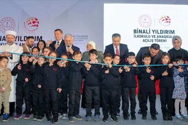 Binali Yıldırım İlkokulu ve Anaokulu açıldı: En duygusal projem