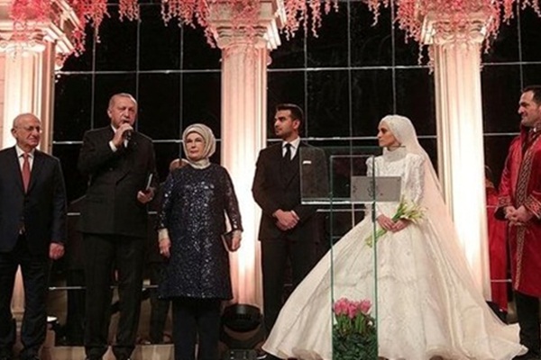 Erdoğan nikah şahidi oldu