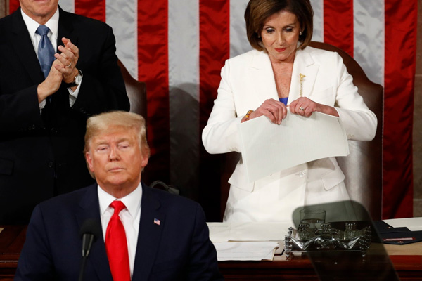 Trump'tan Pelosi'ye ''azil'' teşekkürü