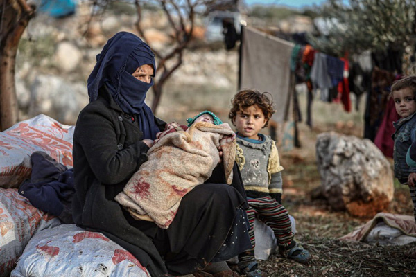 İdlib'de son 3 ayda 830 bin kişi yerinden edildi