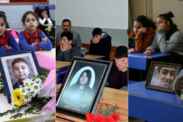 Depremde yitirdikleri arkadaşlarını unutmadılar