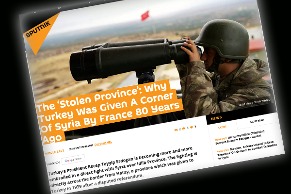 Rus Sputnik’ten tepki çekecek, ‘Hatay’ paylaşımı!