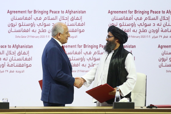 Taliban ve ABD Katar'da barış anlaşması imzaladı