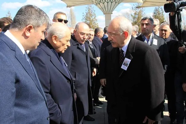 Bahçeli, Kılıçdaroğlu'nun elini sıkmadı