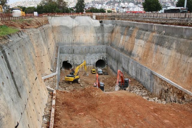 3. Etap Raylı Sistem Projesi'nde tünel tamamlandı