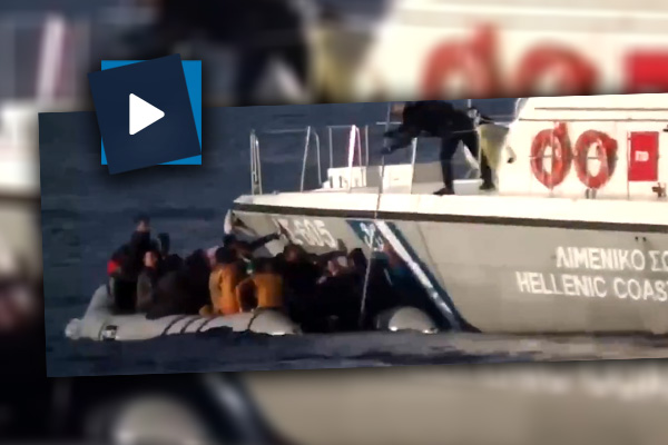 Yunan sahil güvenliğinden mülteci botuna müdahale: Batırmaya çalıştılar, silah çektiler