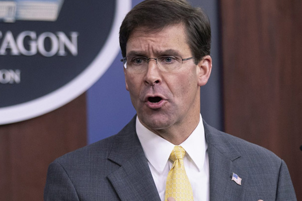 Esper'den Afganistan açıklaması: 10 gün içinde çekilmeye başlıyoruz