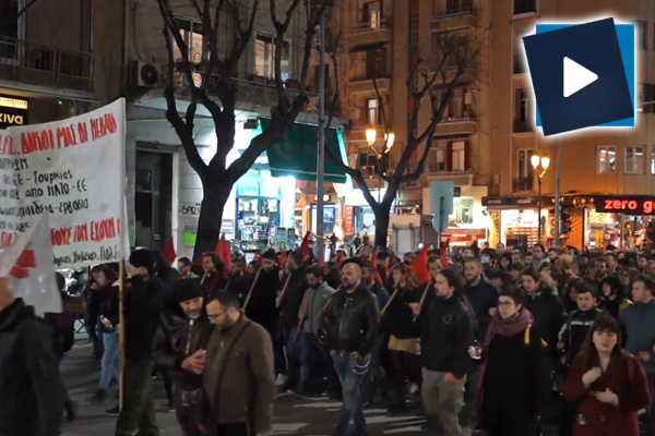 Yunanistan'da göçmenlere destek yürüyüşü: Sınırları açın