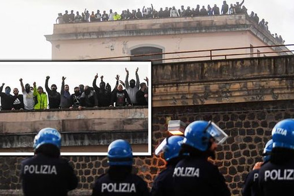 İtalya cezaevlerinde koronavirüs isyanı: 6 ölü