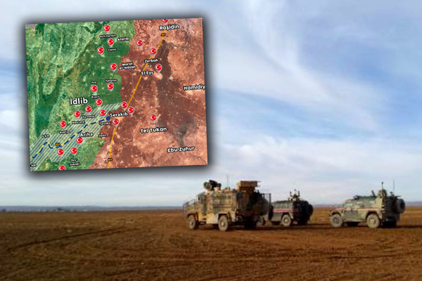 İdlib'de M-4'te ilk devriye bugün