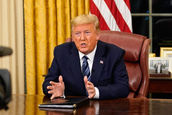 Trump’tan halka koronavirüs uyarısı