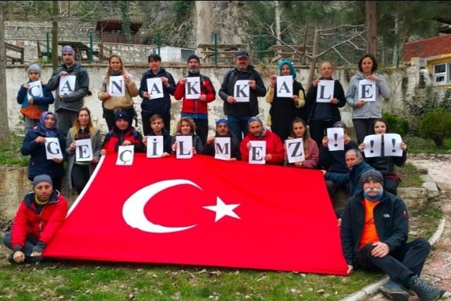 BİDOS'dan şehitler için 14 kilometrelik yürüyüş