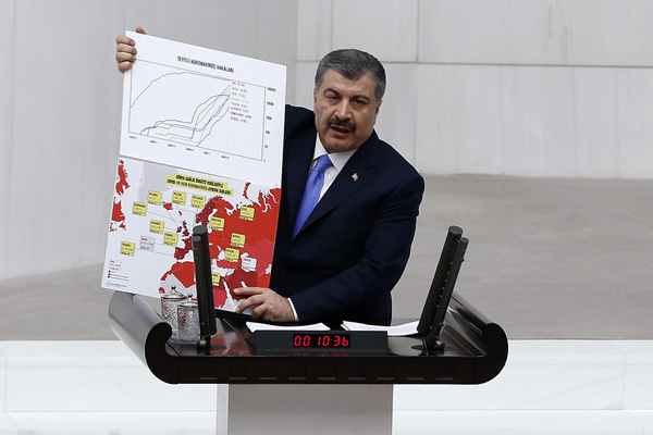 Türkiye'de koronavirüs nedeniyle can kaybı 3'e yükseldi