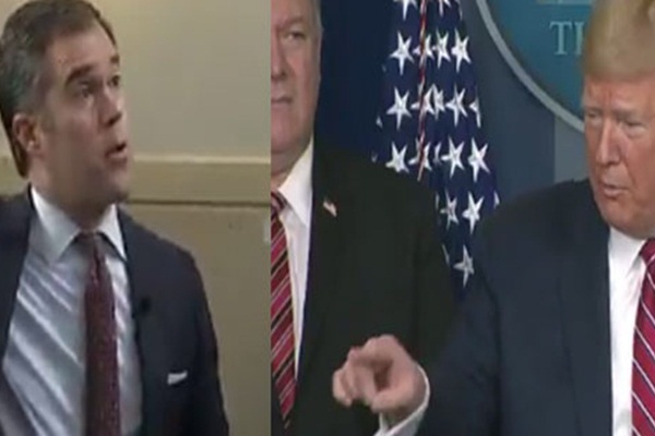 Trump, muhabirin 'koronavirüs' sorusunu böyle tersledi