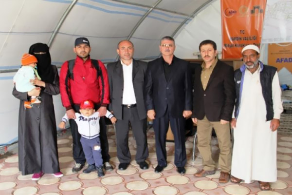 Suriyeli mülteci aileden Erdoğan'a destek turu
