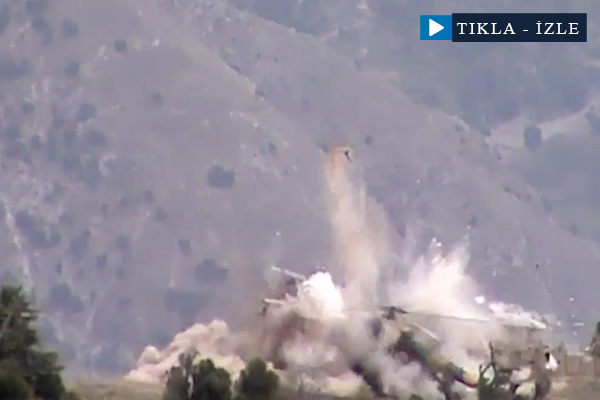 Taliban, askeri helikopteri böyle vurdu