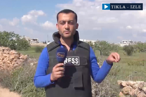 Muhabir canlı yayında yaralandı